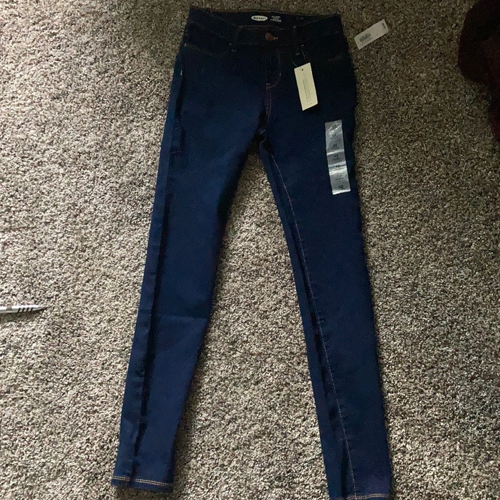 Brand new old navy jeggings dark wash